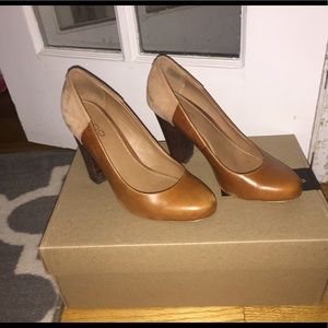 Aldo color block heels